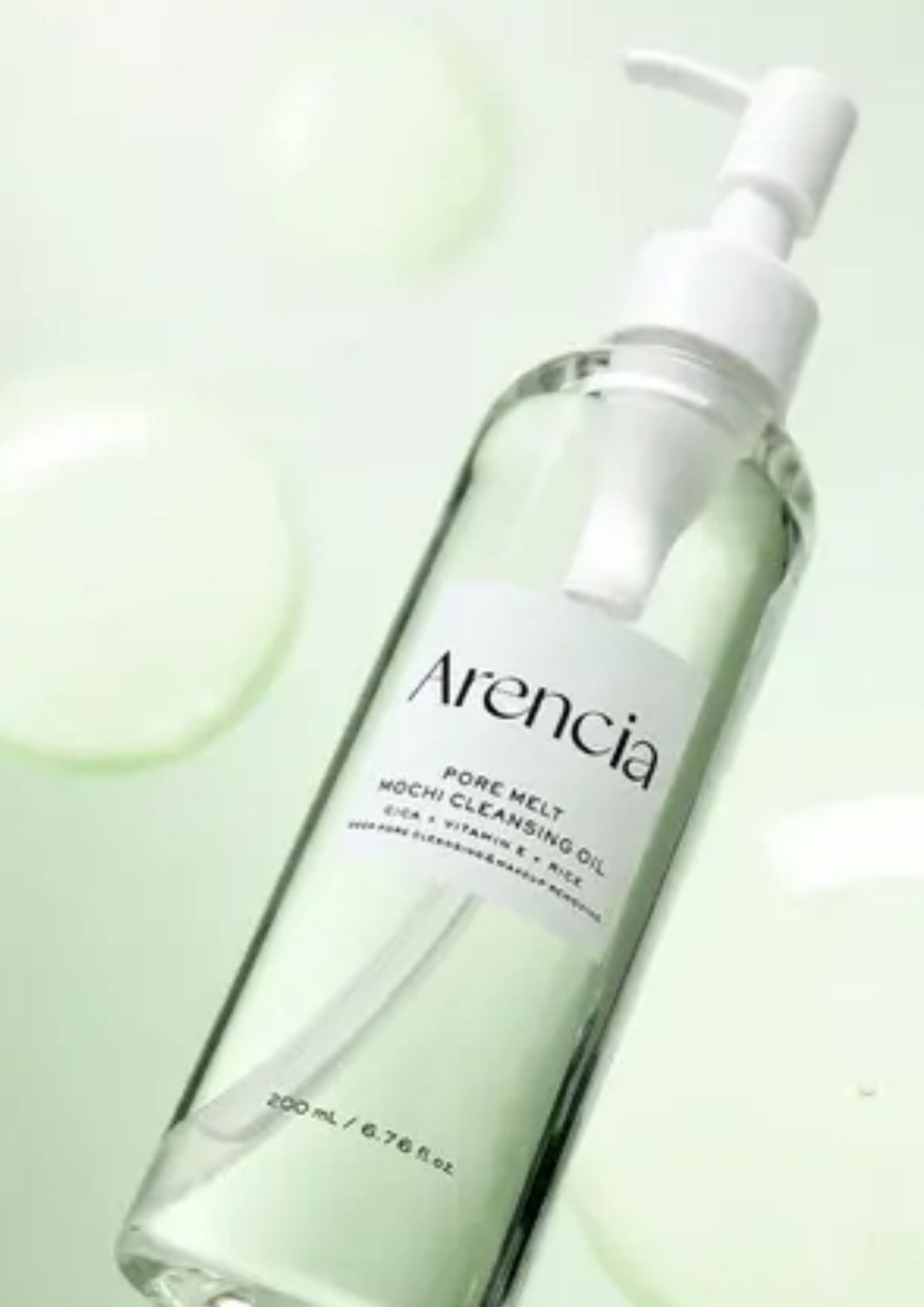 4 Arencia Pore Melt Mochi Cleansing Oil 200ml - Imagen 1